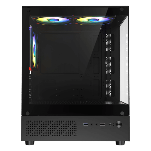 CiT Celcius EBK Micro Tower Gaming Case - Black 